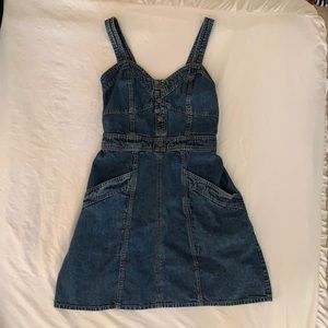 Cute Denim Dress, Japna, Size Medium